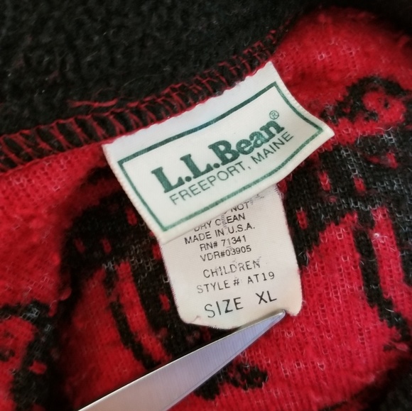 VTG L.L. Bean Penguin Fleece Pullover - Picture 8 of 8
